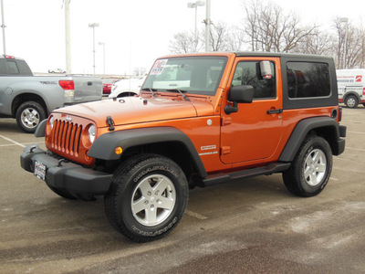 jeep wrangler 2010 orange suv sport gasoline 6 cylinders 4 wheel drive automatic 56001