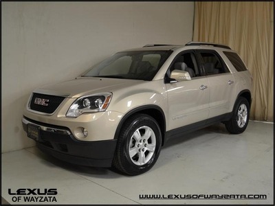 gmc acadia 2008 gold suv slt 2 navi dvd gasoline 6 cylinders all whee drive automatic 55391