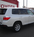 toyota highlander 2011 white suv gasoline 6 cylinders front wheel drive automatic 79925