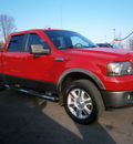 ford f 150 2008 red gasoline 8 cylinders 4 wheel drive 4 speed automatic 13502