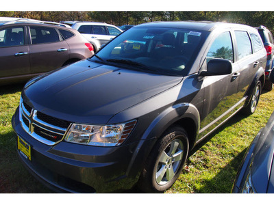 dodge journey 2013 gray american value package gasoline 4 cylinders front wheel drive 4 speed automatic 07730