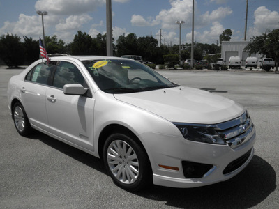 ford fusion hybrid 2012 white sedan hybrid 4 cylinders front wheel drive automatic 32783