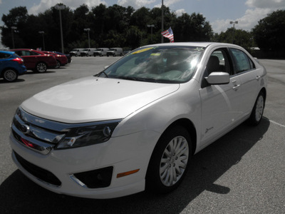 ford fusion hybrid 2012 white sedan hybrid 4 cylinders front wheel drive automatic 32783