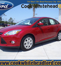 ford focus 2012 red sedan se gasoline 4 cylinders front wheel drive automatic 32401