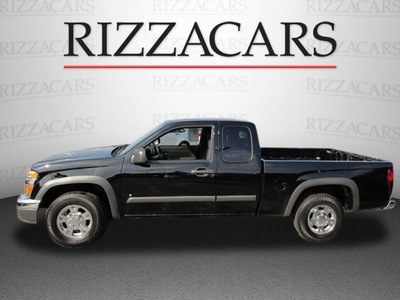 chevrolet colorado 2008 black pickup truck lt gasoline 4 cylinders 2 wheel drive automatic with overdrive 60546
