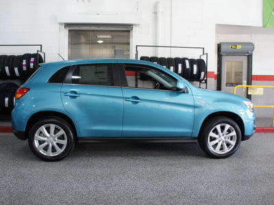mitsubishi outlander sport 2013 lt  blue se gasoline 4 cylinders all whee drive automatic 44060