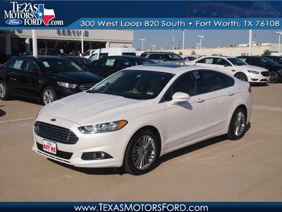 ford fusion 2013 white sedan se 4 cylinders front wheel drive automatic 76108