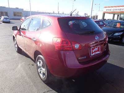 nissan rogue 2010 red suv s gasoline 4 cylinders automatic 45342