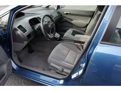 honda civic 2009 atomic blue sedan lx gasoline 4 cylinders front wheel drive 5 speed automatic 07724