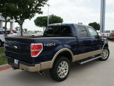 ford f 150 2012 dk  blue king ranch gasoline 6 cylinders 4 wheel drive automatic 76205