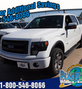 ford f 150 2013 white fx4 gasoline 6 cylinders 4 wheel drive automatic 77338