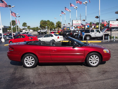 chrysler sebring 2004 red gtc gasoline 6 cylinders front wheel drive automatic 33021