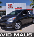 toyota yaris 2012 gray gasoline 4 cylinders front wheel drive automatic 32771
