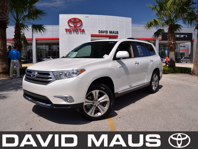 toyota highlander 2012 white suv limited gasoline 6 cylinders front wheel drive automatic 32771