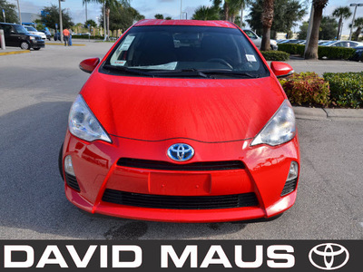 toyota prius 2012 red hatchback c hybrid 4 cylinders front wheel drive automatic 32771