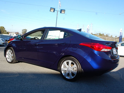 hyundai elantra 2013 dk  blue sedan limited gasoline 4 cylinders front wheel drive automatic 94010