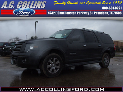 ford expedition el 2007 dk  gray suv el limited gasoline 8 cylinders rear wheel drive automatic 77505