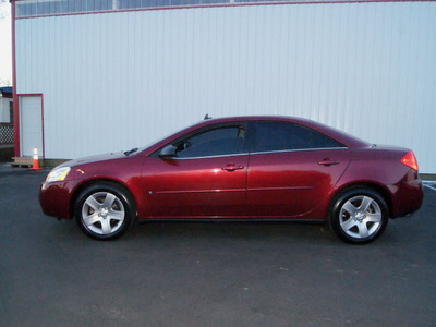 pontiac g6 2009 performance red sedan gasoline 4 cylinders front wheel drive automatic 80911
