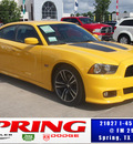 dodge charger 2012 yellow sedan srt8 super bee gasoline 8 cylinders rear wheel drive automatic 77388