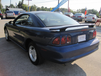 ford mustang 1996 blue coupe gasoline v6 rear wheel drive automatic 77379