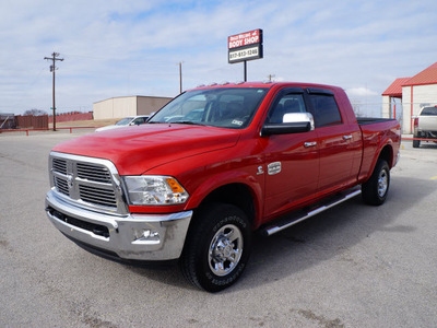 ram 2500 2012 red laramie longhorn diesel 6 cylinders 4 wheel drive automatic 76087