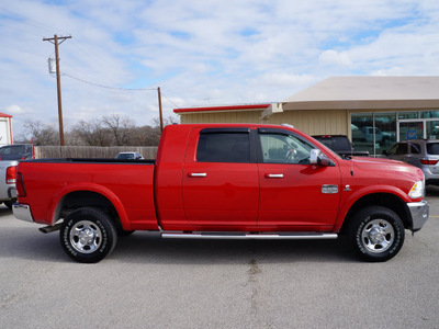 ram 2500 2012 red laramie longhorn diesel 6 cylinders 4 wheel drive automatic 76087