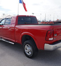 ram 2500 2012 red laramie longhorn diesel 6 cylinders 4 wheel drive automatic 76087