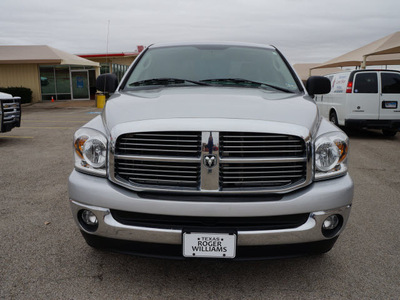 dodge ram 1500 2008 silver pickup truck lone star gasoline 8 cylinders rear wheel drive automatic 76087