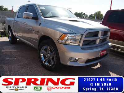 ram 1500 2012 silver sport gasoline 8 cylinders 2 wheel drive automatic 77388
