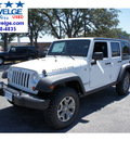 jeep wrangler unlimited 2013 white suv rubicon gasoline 6 cylinders 4 wheel drive automatic 78028