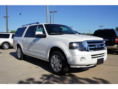 ford expedition el 2013 white suv limited flex fuel 8 cylinders 2 wheel drive 6 speed automatic 77471