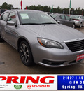 chrysler 200 2013 silver sedan touring gasoline 4 cylinders front wheel drive automatic 77388