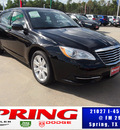 chrysler 200 2013 black sedan touring gasoline 4 cylinders front wheel drive automatic 77388