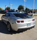 chevrolet camaro 2010 silver coupe ss gasoline 8 cylinders rear wheel drive 6 speed automatic 75070