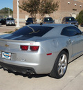 chevrolet camaro 2010 silver coupe ss gasoline 8 cylinders rear wheel drive 6 speed automatic 75070