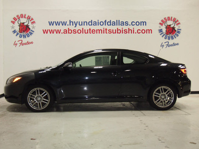 scion tc 2010 black coupe gasoline 4 cylinders front wheel drive 5 speed manual 75150