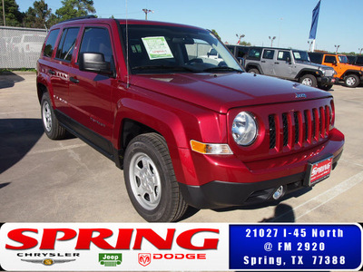 jeep patriot 2013 red suv sport gasoline 4 cylinders front wheel drive automatic 77388