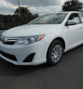 toyota camry 2013 white sedan le gasoline 4 cylinders front wheel drive automatic 34788