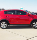 kia sportage 2011 dk  red suv lx gasoline 4 cylinders front wheel drive automatic 75150