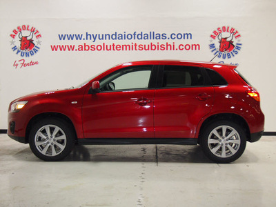 mitsubishi outlander sport 2013 dk  red es gasoline 4 cylinders front wheel drive automatic 75150