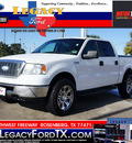 ford f 150 2007 white 4x4 flex fuel 8 cylinders 4 wheel drive automatic 77471