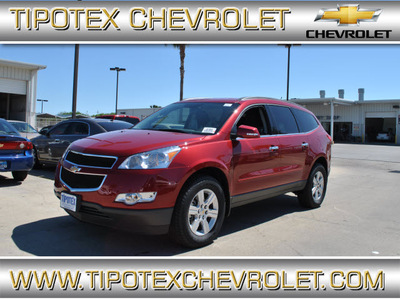 chevrolet traverse 2012 red lt gasoline 6 cylinders front wheel drive automatic 78521