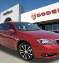 chrysler 200 2013 red sedan touring gasoline 4 cylinders front wheel drive automatic 75067
