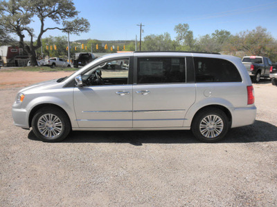 chrysler town and country 2012 silver van touring l flex fuel 6 cylinders front wheel drive automatic 78028