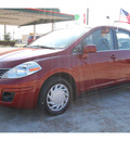 nissan versa 2008 dk  red sedan 1 8 s gasoline 4 cylinders front wheel drive automatic with overdrive 77504