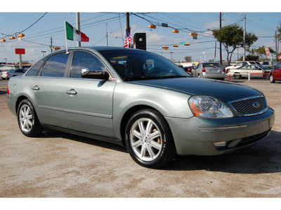 ford five hundred 2006 green sedan limited gasoline 6 cylinders front wheel drive automatic 77504