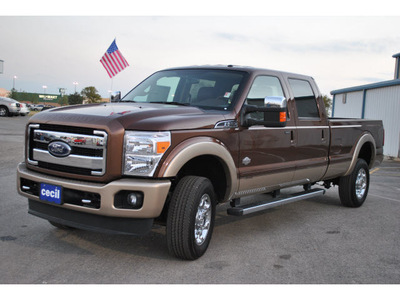ford f 350 super duty 2012 brown lariat biodiesel 8 cylinders 4 wheel drive automatic 78861