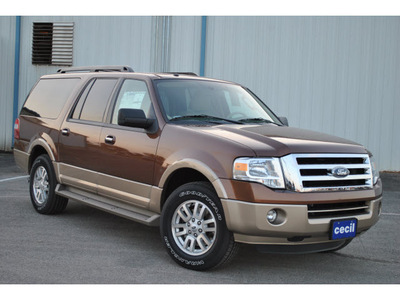 ford expedition el 2012 brown suv xlt flex fuel 8 cylinders 2 wheel drive automatic 78861