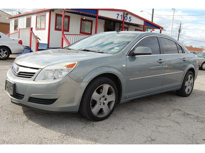 saturn aura 2008 gray sedan xe gasoline 6 cylinders front wheel drive automatic 77020