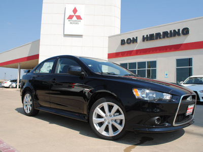 mitsubishi lancer 2012 black sedan gt gasoline 4 cylinders front wheel drive automatic with overdrive 75062